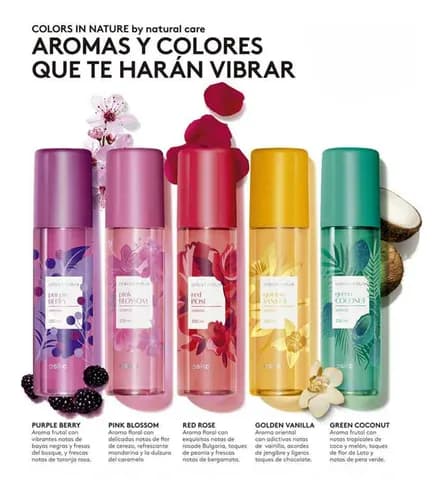 Perfume COLORS IN NATURE splash 200ml esika - Perfumería | Eve Fragancia y Estilo