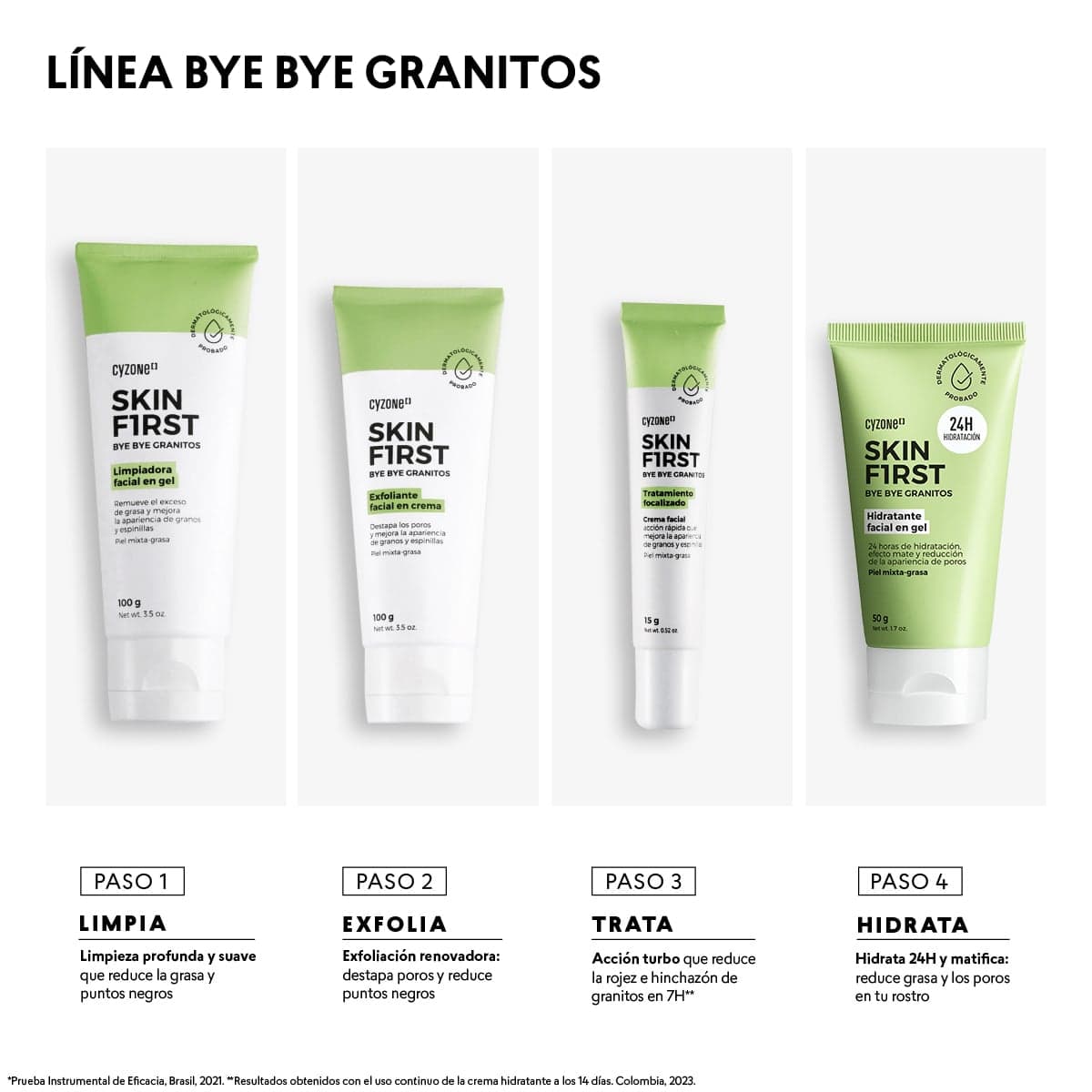 Limpiadora Facial Bye Bye Granitos Skin First, 100 g thumbnail 3