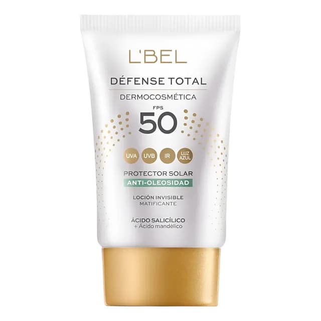 Perfume Protector solar anti oleosidad defense total 30ml L'bel - Cuidado corporal | Eve Fragancia y Estilo
